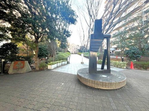 マンション敷地入口部分