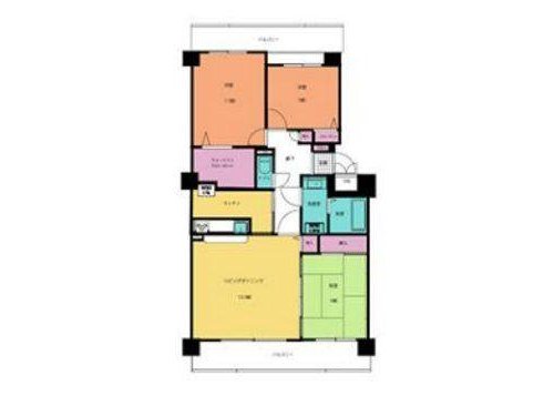 3LDK、価格2350万円、専有面積78.36m2、バルコニー面積23.63m2 【間取り図】
3LDK、専有面積78.36m2、バルコニー面積23.63m2