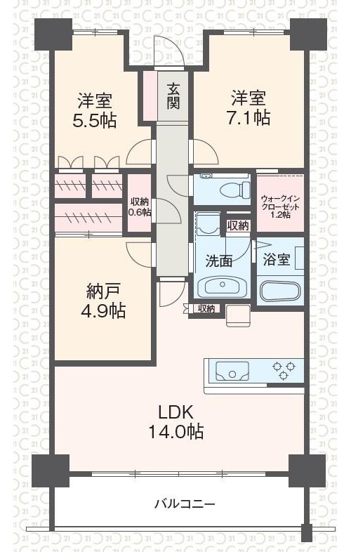 2LDK+S(納戸)、価格6580万円、専有面積78.2m2、バルコニー面積13.6m2 家は、ただ生活する場ではなく、暮らしを愉しく、快適にする場所。笑顔の毎日、安らぎの日々のために、最新の設備・仕様を採用。