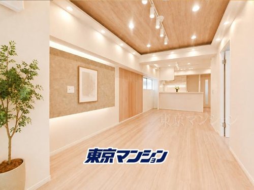 約15畳のゆとりあるリビング。
対面キッチンで自然と家族のコミュニケーションがはずみます。
※画像は一部加工(家具消去)を施しています。