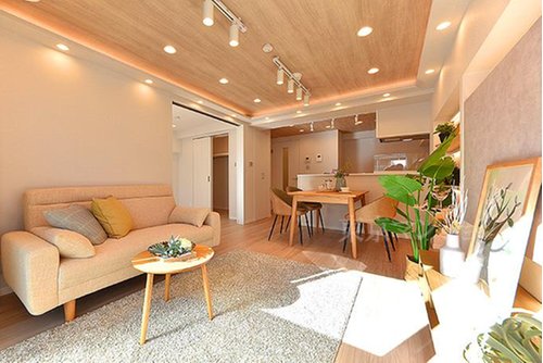 開放感が心地よい、ゆとりのあるリビング・ダイニング