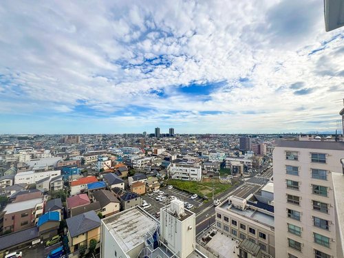 現地からの眺望写真です。最上階ならではの贅沢な眺めを是非ご堪能ください。